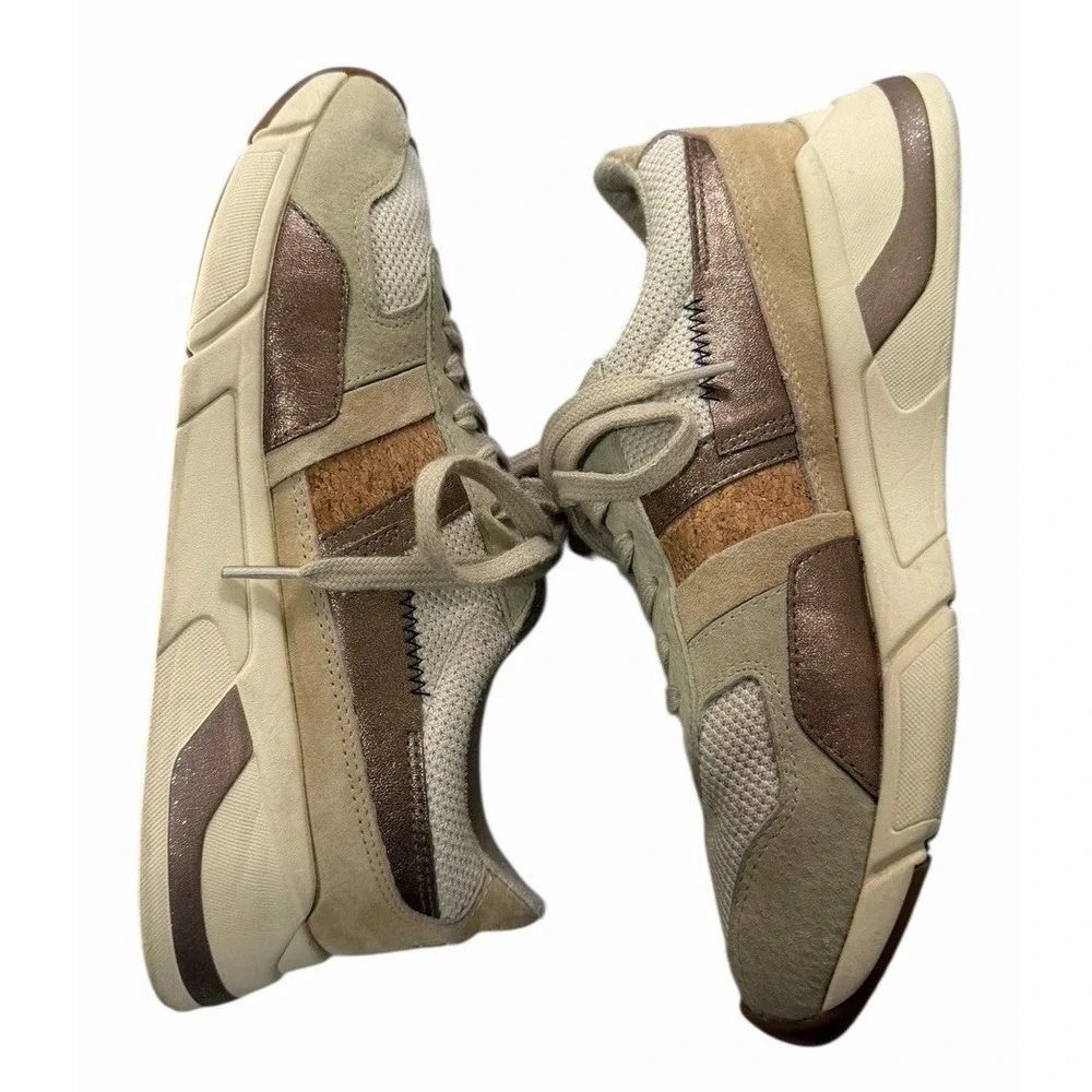 Gola Classics Women's Eclipse Mode Sneakers Wheat/Oat/Bronze Size‎ 8